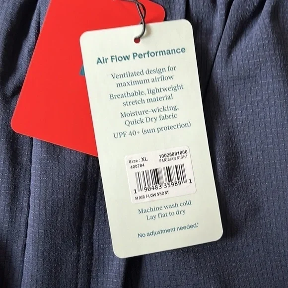 TOMMY JOHN Men’s Airflow Performance Shorts In Parisian Night size XL
